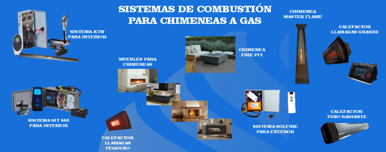 SISTEMAS DE COMBUSTIÓN PARA CHIMENEAS A GAS